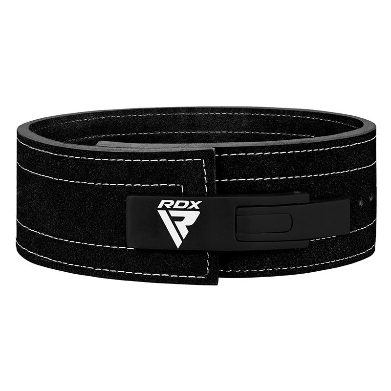 RDX 4 INCH IPL  USPA & World Powerlifting Congress APPROVED Powerlifting Leather Gym Belt#color_black