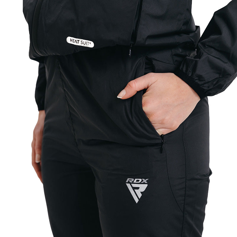 RDX H1 Weight Loss Sauna Suit For Women#color_sky-blue
