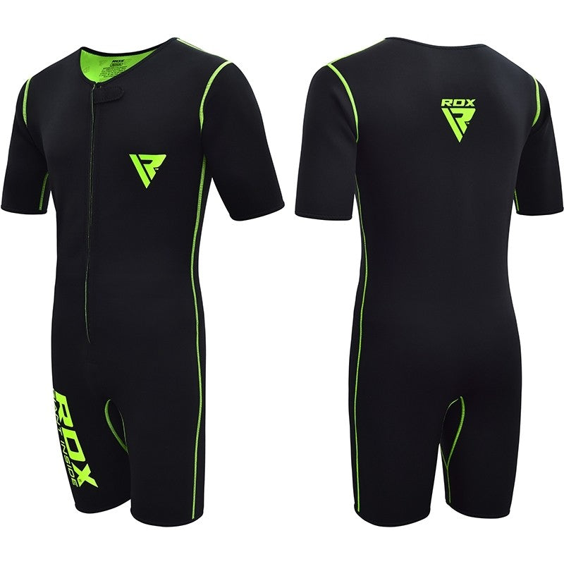 RDX X1 2XL Green Neoprene Sweat Sauna suit