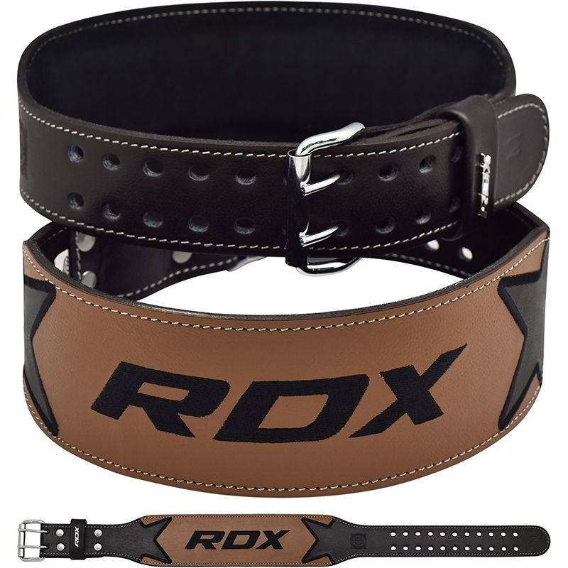 RDX S12 Short Finger Heavy Weight Lifting Leather Gym Gloves & Leather Weightlifting Gym