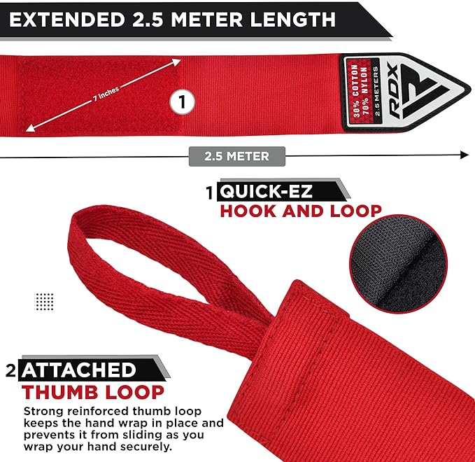 HAND WRAPS 2.5 kids#color_red