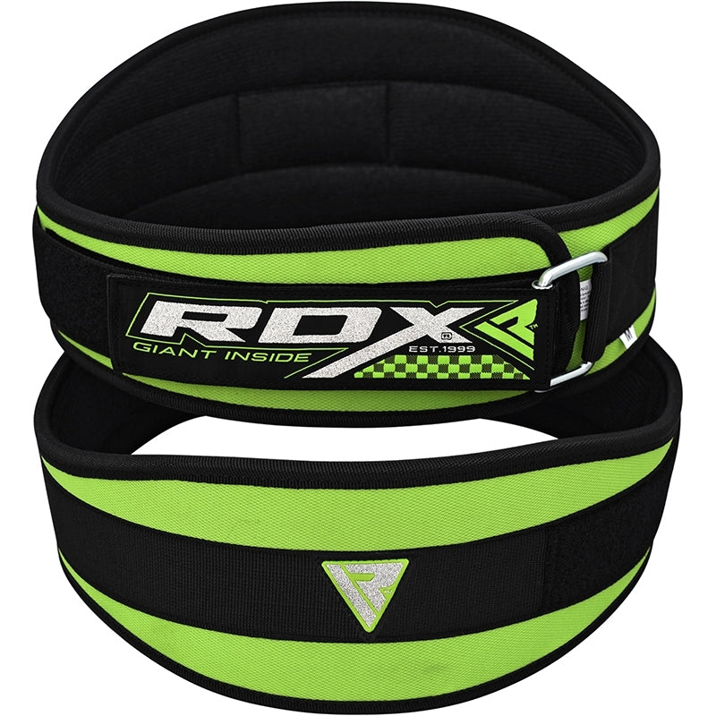RDX 6 Inch Neoprene Gym Belt#color_green