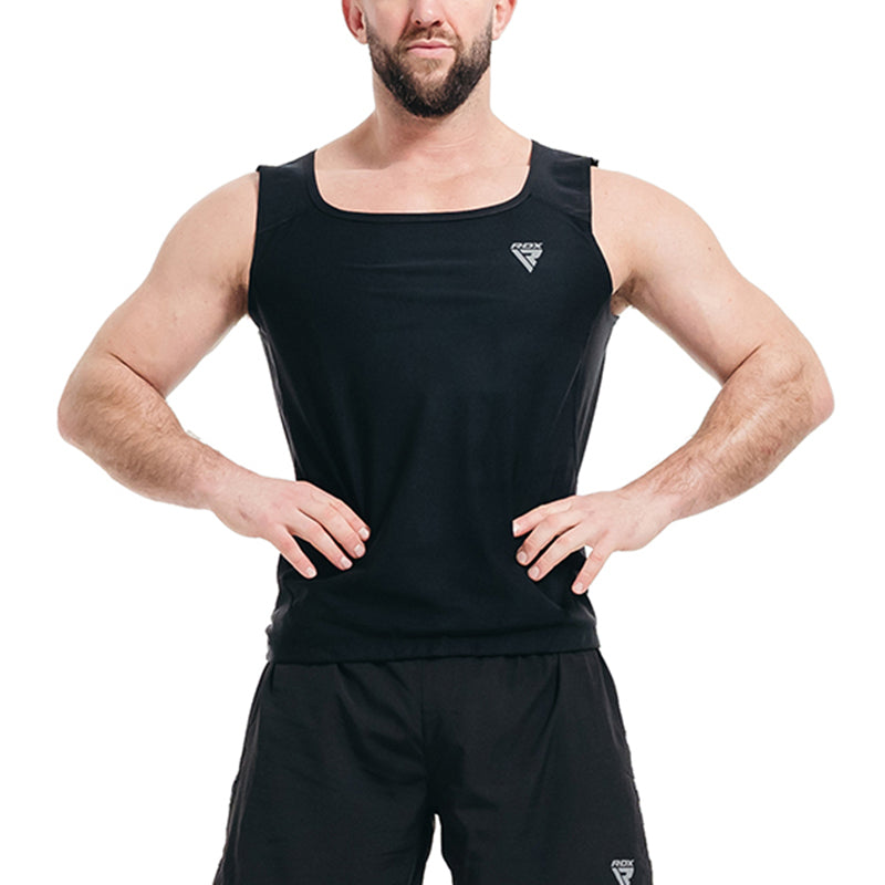 RDX M1 Men Sweat Vest Without Zipper REACH OEKO TEX 100 Certified#color_black