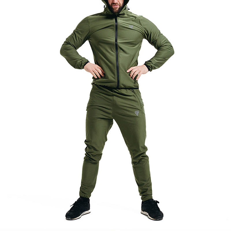 RDX H2 Weight Loss Sauna Suit#color_army-green