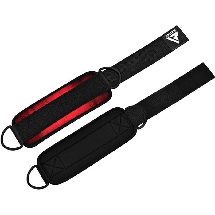 RDX A4 Ankle Straps For Gym Cable Machine#color_red