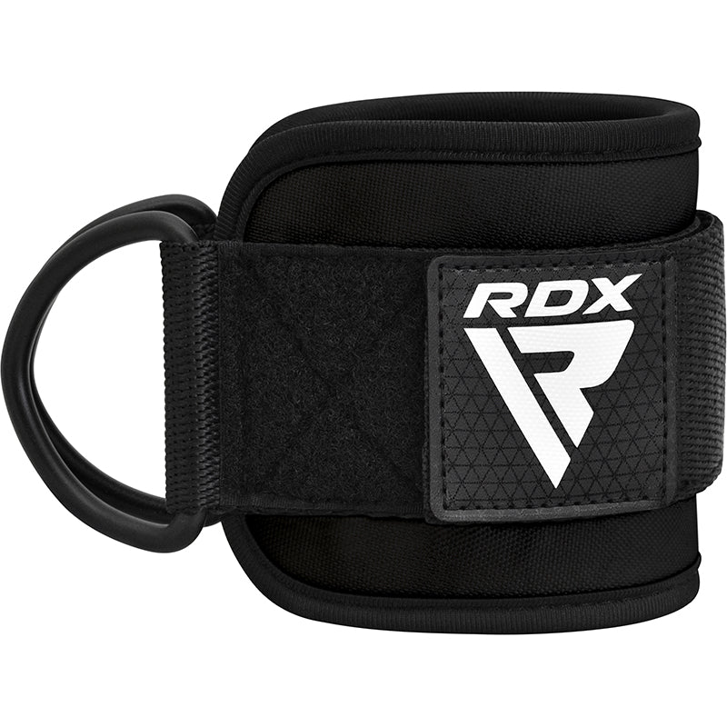 RDX A4 Ankle Straps For Gym Cable Machine#color_black