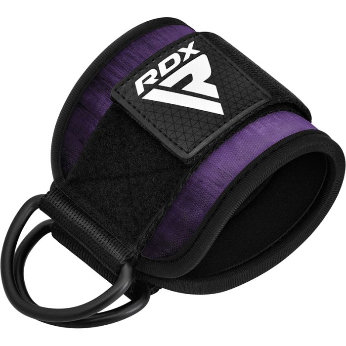 RDX A4 Ankle Straps For Gym Cable Machine#color_purple