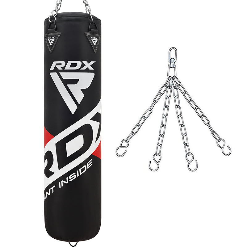 RDX F10  4ft/5ft Training Punch Bag Black