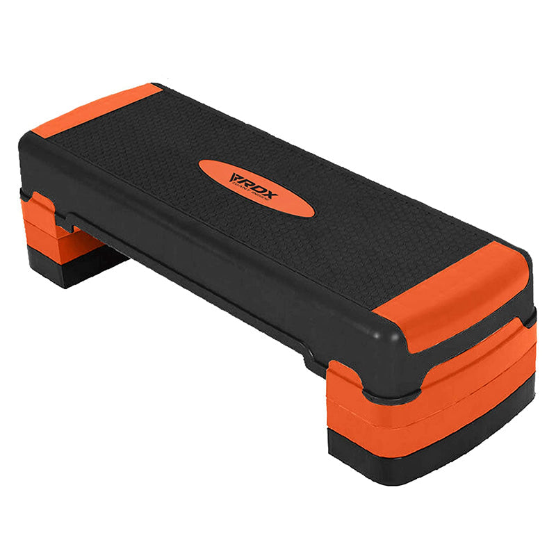 RDX PP Aerobic Step Platform with 3 Adjustable Height#color_orange