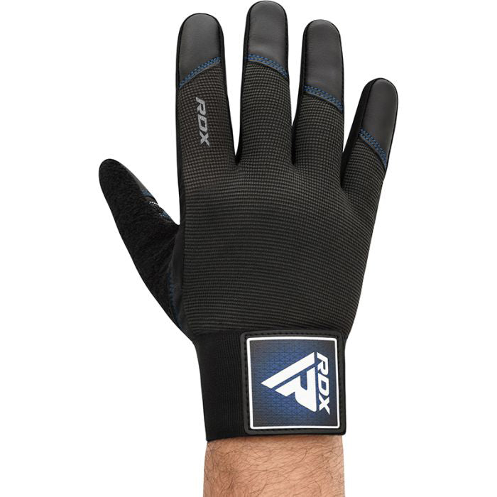 RDX T2 WEIGHTLIFTING FULL FINGER GYM GLOVES#color_blue