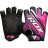 RDX F2 Gym Workout Gloves for Women Lycra Small Pink/White/Black