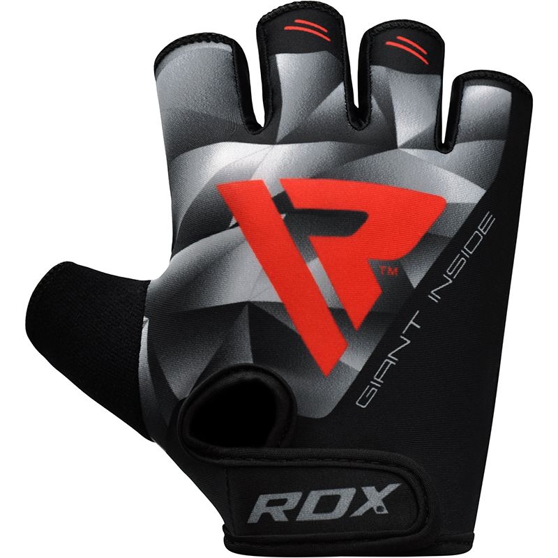 RDX F4 Half Finger Weightlifting Gym Gloves & Fitness Gym Belt