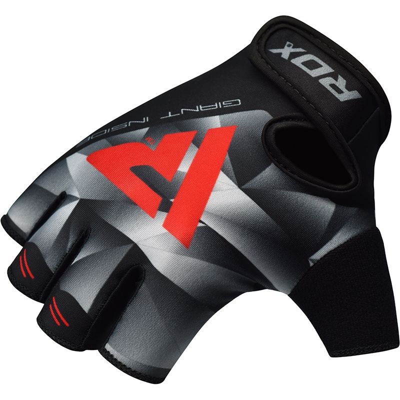 RDX F4 Half Finger Weightlifting Gym Gloves & Fitness Gym Belt