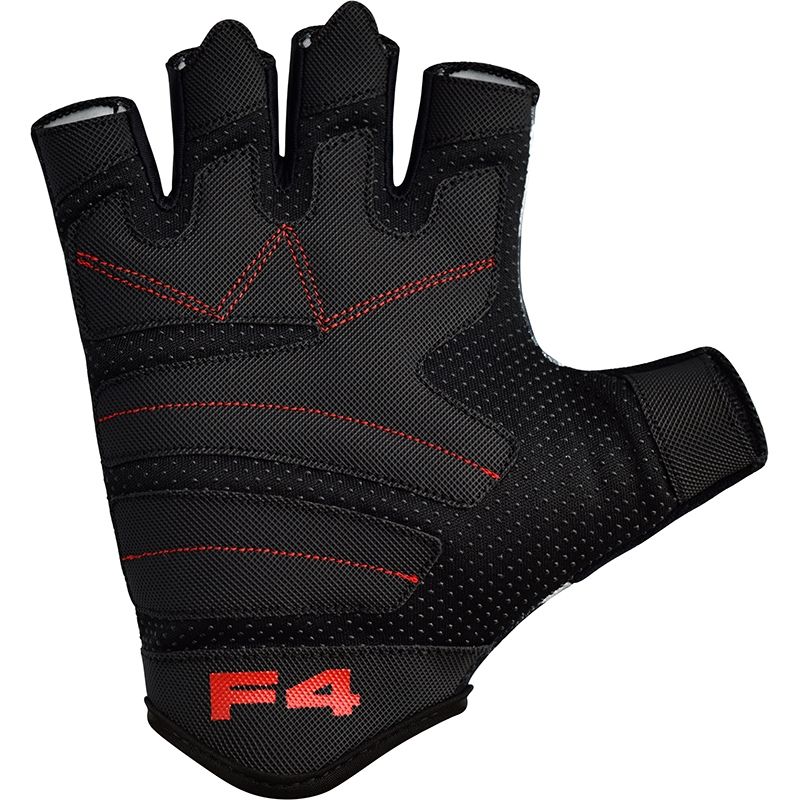 RDX F4 Half Finger Weightlifting Gym Gloves & Fitness Gym Belt