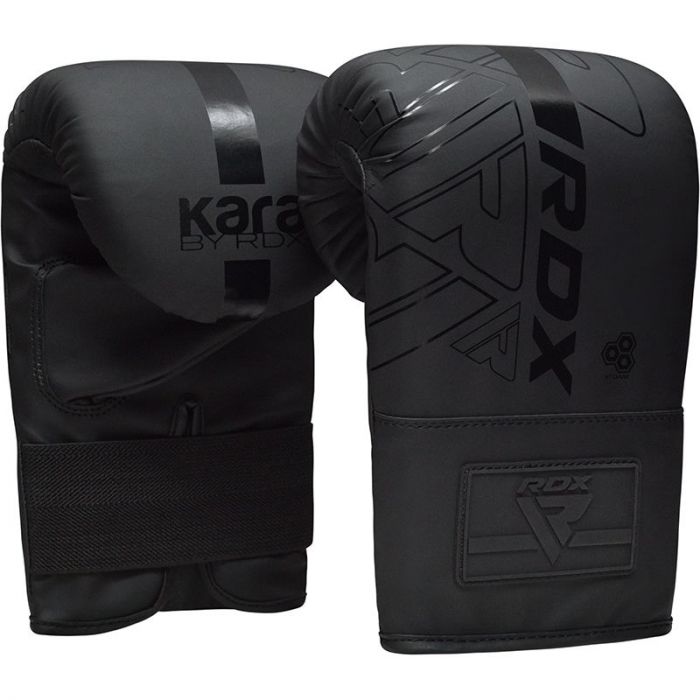 RDX F6 KARA 4ft/5ft Punch Bag & Bag Gloves#color_black