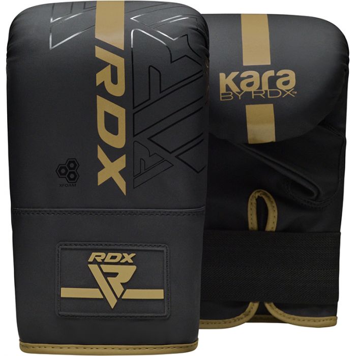RDX F6 KARA 4ft/5ft Punch Bag & Bag Gloves#color_golden