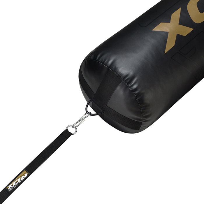 RDX F6 KARA 4ft/5ft Punch Bag & Bag Gloves#color_golden