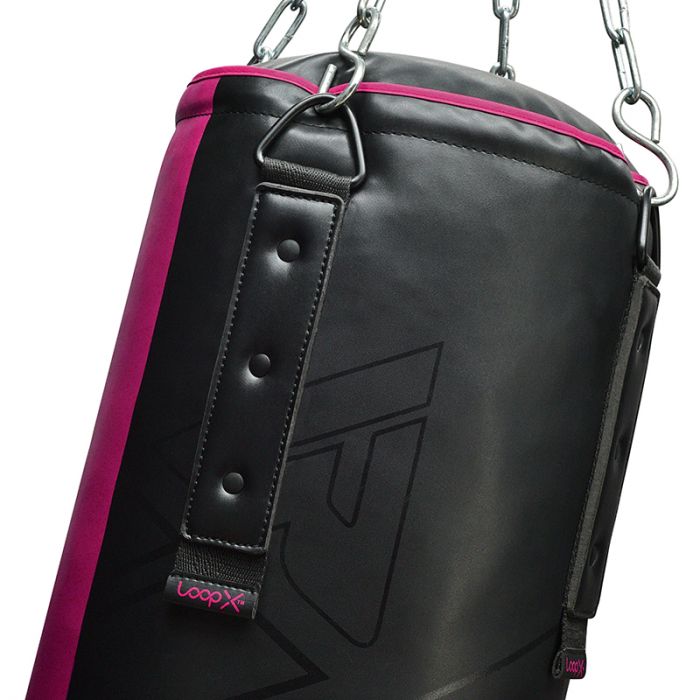 RDX F6 KARA 4ft/5ft Punch Bag & Bag Gloves#color_pink