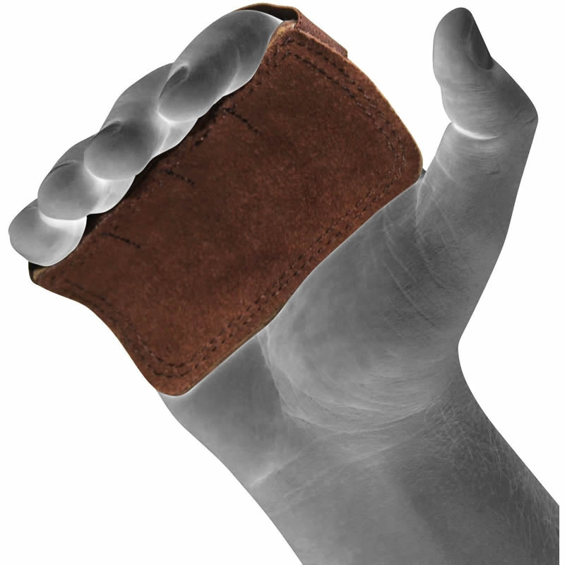 RDX G3 Black Leather Hand Grip Pads#color_brown