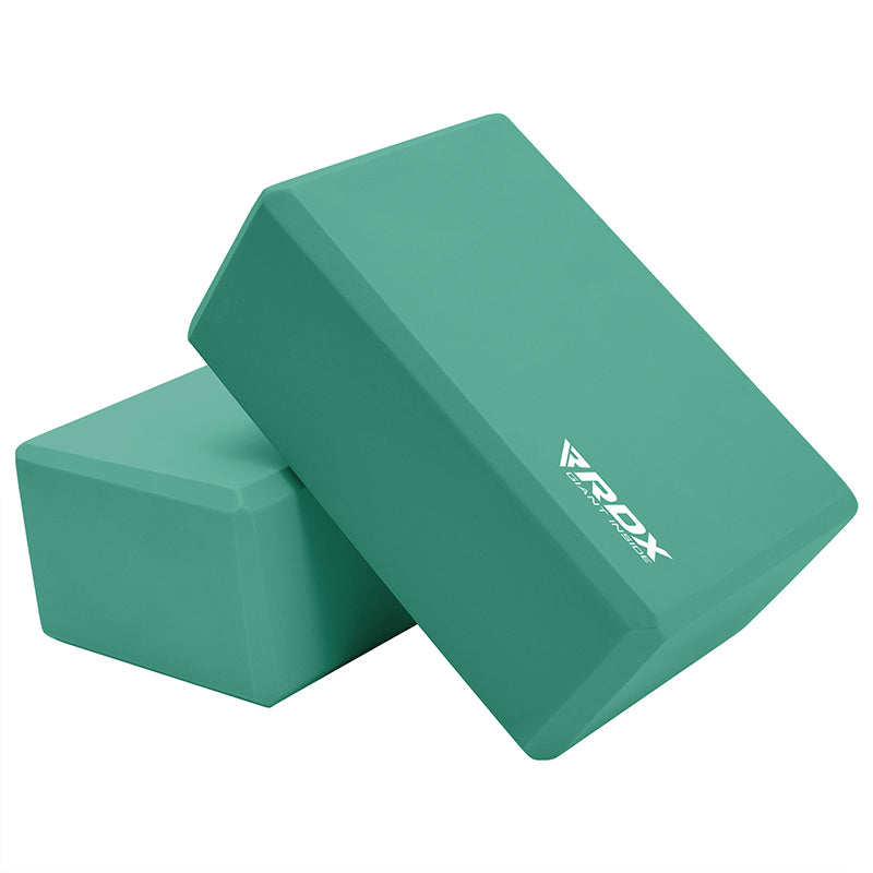 RDX YB EVA Foam Yoga Block Non-Slip Brick#color_green