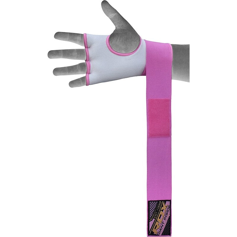 RDX SP Boxing Inner Gloves with Pink Strap