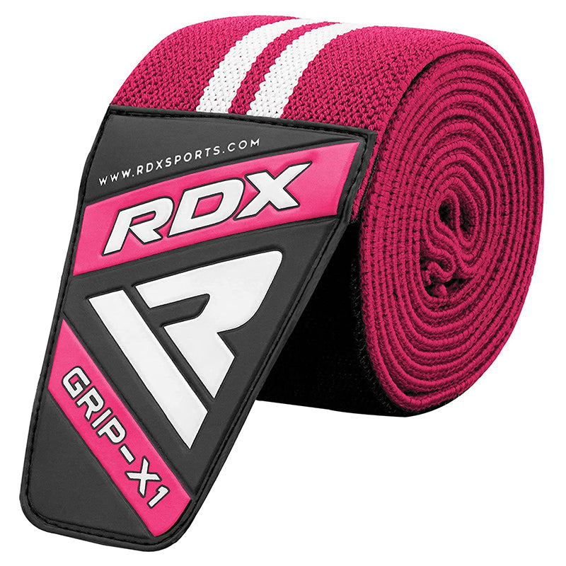 RDX K4 Weightlifting Knee Wraps #color_pink
