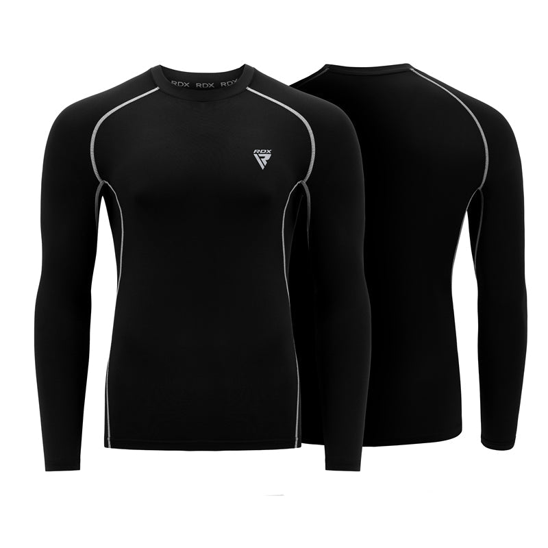 RDX L5 Long Sleeve Black Rash Guard