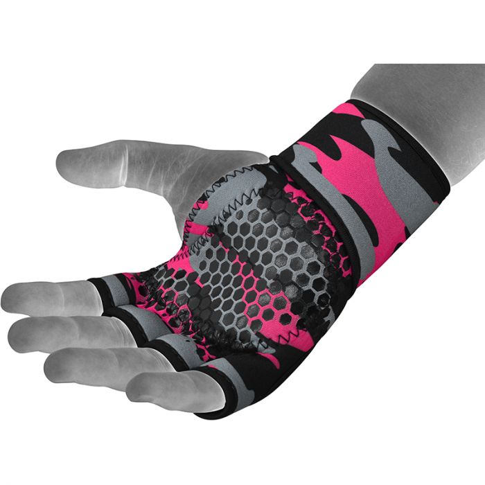 RDX X3 Pink Weightlifting Grips For Women