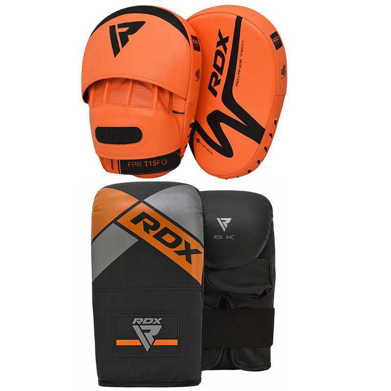 RDX T15 Orange Bag Mitts & Pads