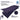 RDX SC 4-in-1 Iris 6mm PVC Yoga Mat Set  #color_purple