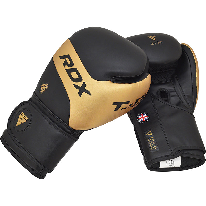 RDX T13 Boxing Gloves#color_golden