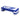 RDX 1P 20cm Aerobic Step Platform with 3 Level Risers 5cm Height Each#color_blue