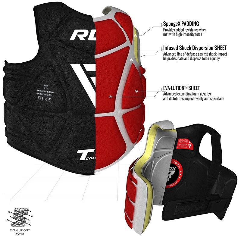 RDX T4 Coach Chest Protector