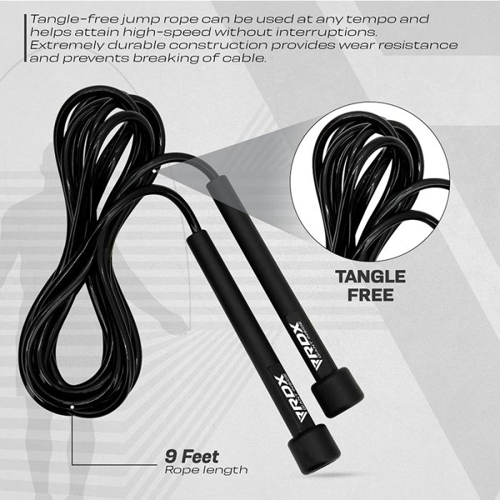 RDX C10 Skipping Rope#color_black