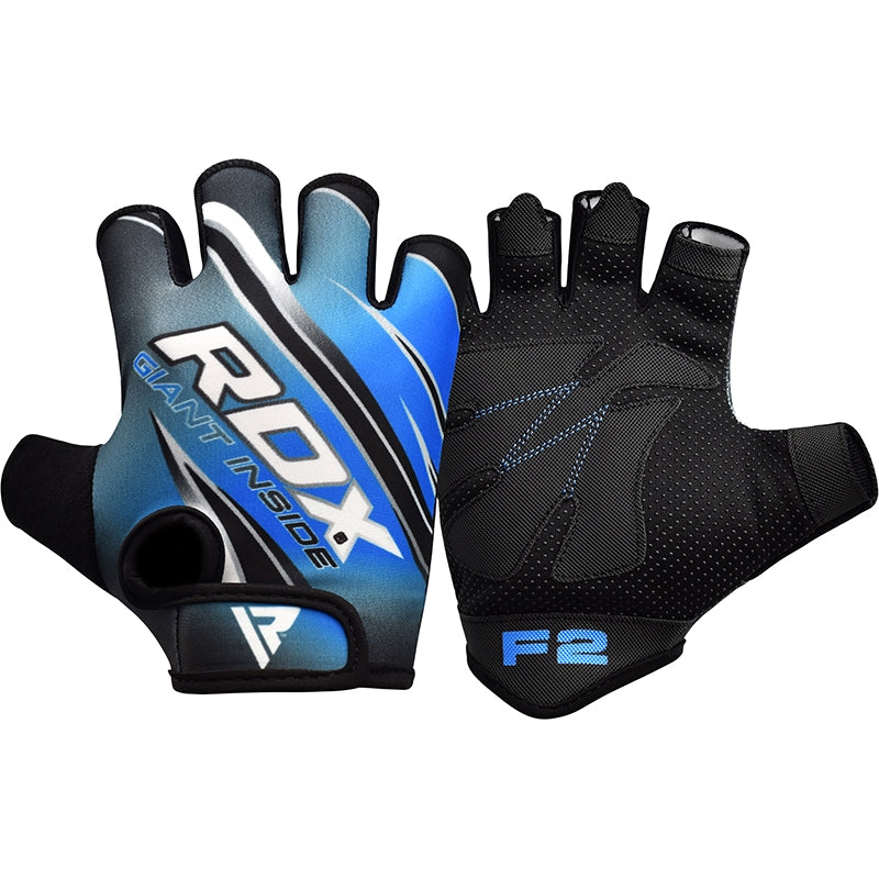 RDX F2 Weight Training Grip Gym Gloves