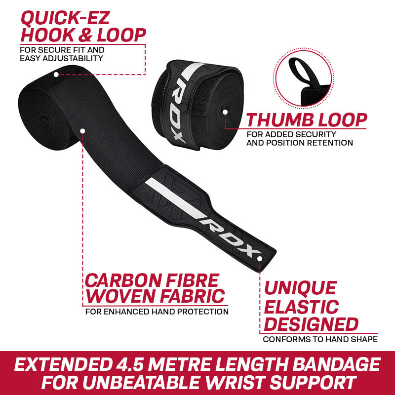 RDX F6 KARA Professional Boxing Hand Wraps