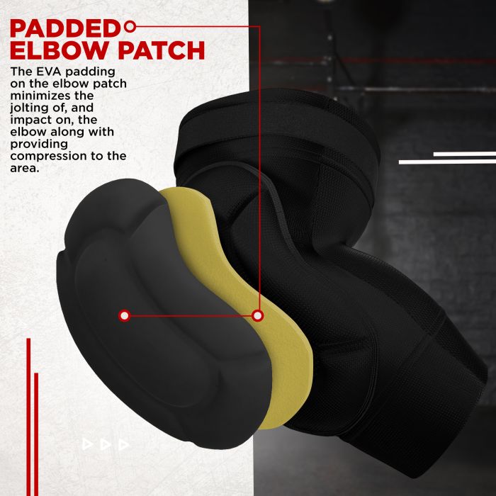 RDX Elbow Foam Pad OEKO-TEX® Standard 100 certified#color_white