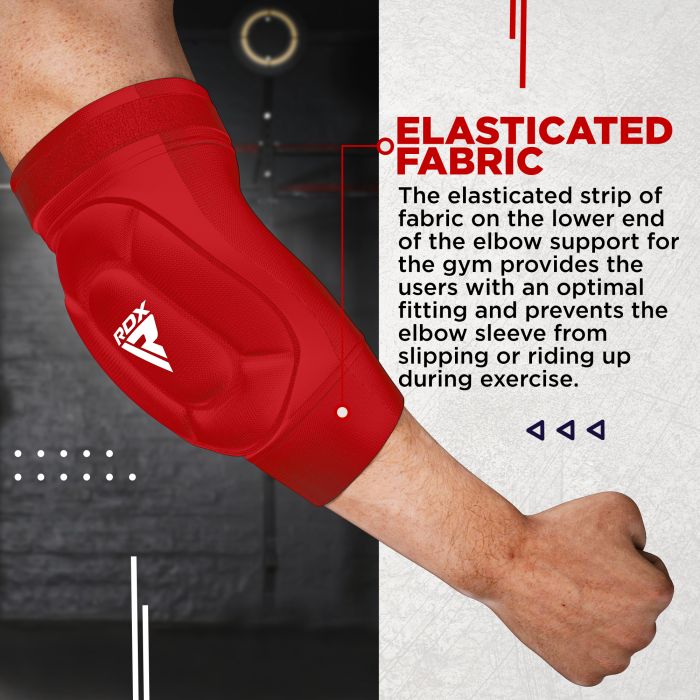 RDX Elbow Foam Pad OEKO-TEX® Standard 100 certified#color_redwhite