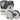 RDX J12 KIDS 6oz Boxing Gloves & Focus Pads Set#color_grey
