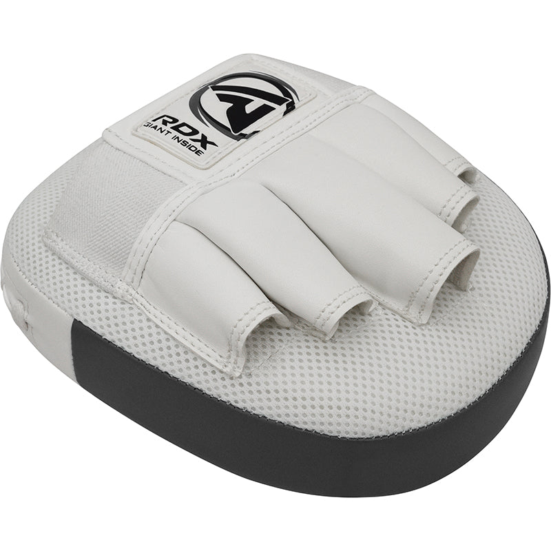 RDX J12 KIDS 6oz Boxing Gloves & Focus Pads Set#color_grey
