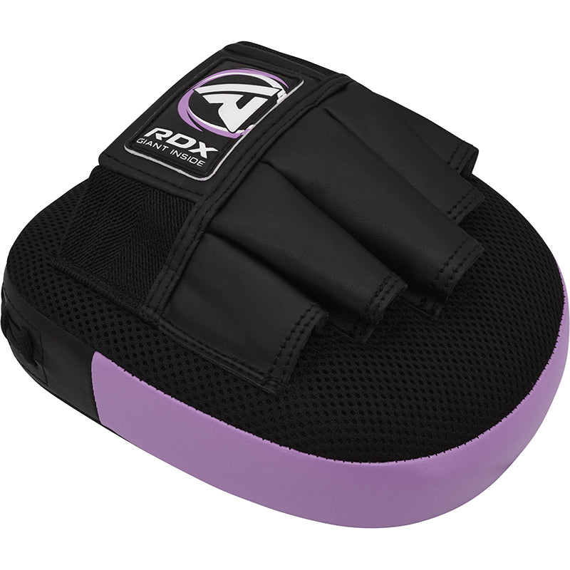 RDX J12 KIDS 6oz Boxing Gloves & Focus Pads Set#color_purple