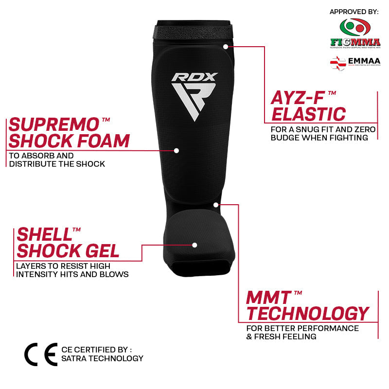 RDX SIB Shin Instep Guard OEKO-TEX® Standard 100 certified#color_white