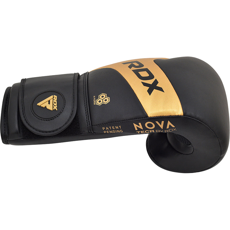 RDX T13 Gants de Boxe et Pad de Focus Doré / Noir