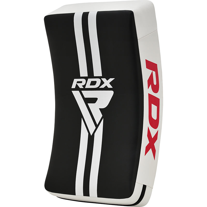RDX T1 Curved Kick Shield with Nylon Handles  #color_white