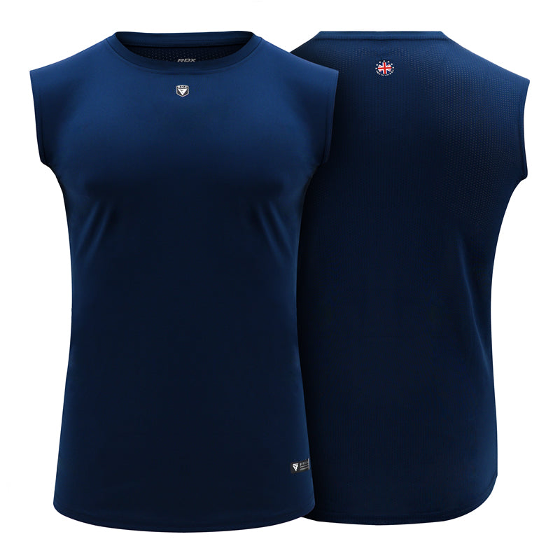 RDX T1 Blue Sleeveless Top
