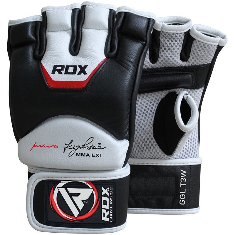 RDX T3 Leather MMA Gloves