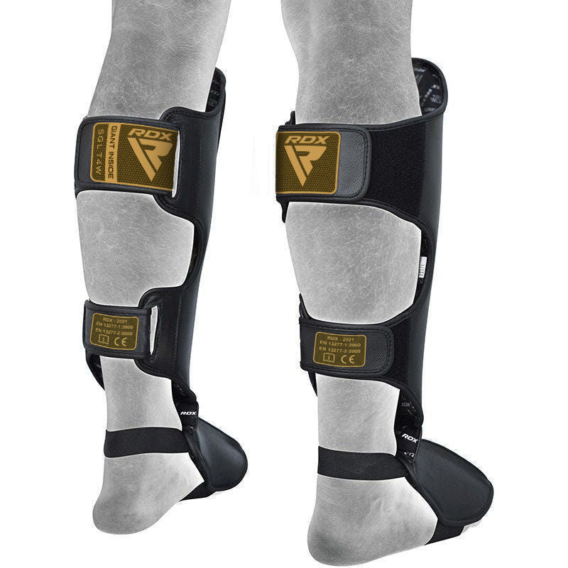 RDX T4 Leather Shin Instep Guards