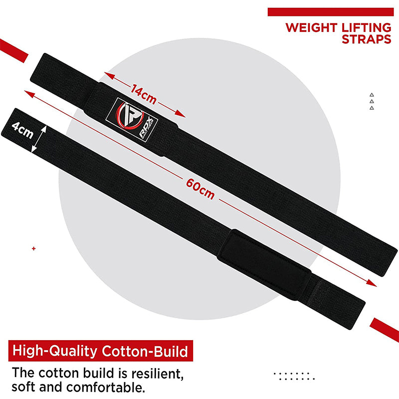 RDX W1 Weight Training Wrist Straps