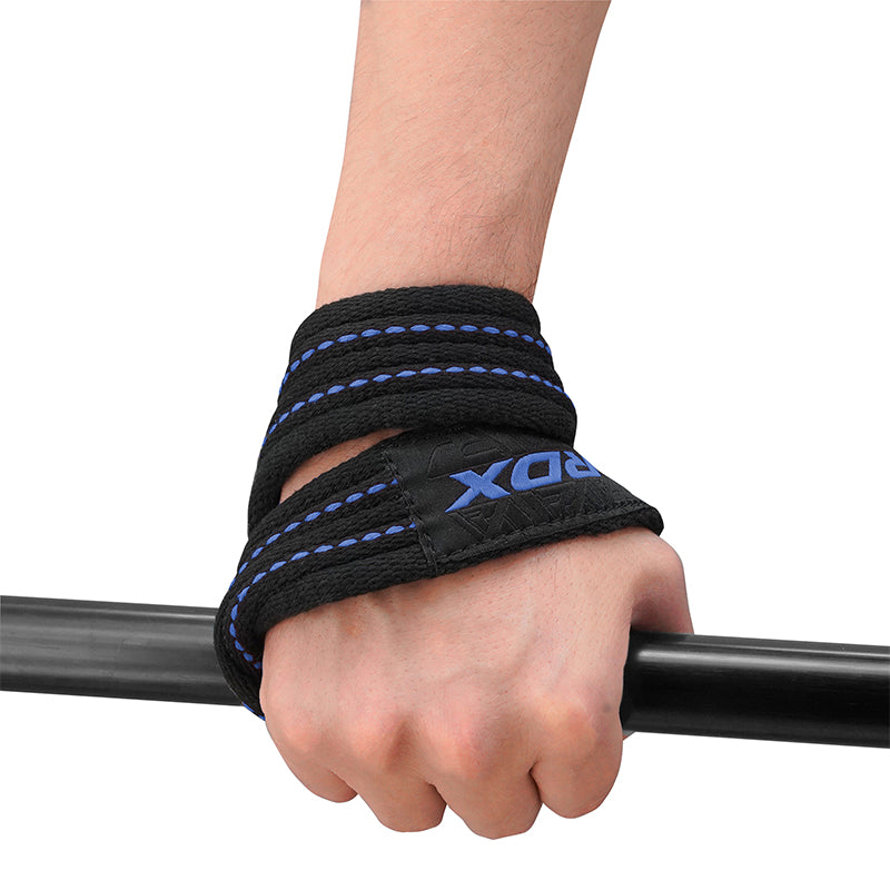 RDX weight lifting 8 Figure Strap#color_blue