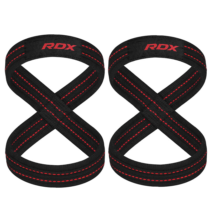 RDX weight lifting 8 Figure Strap#color_red